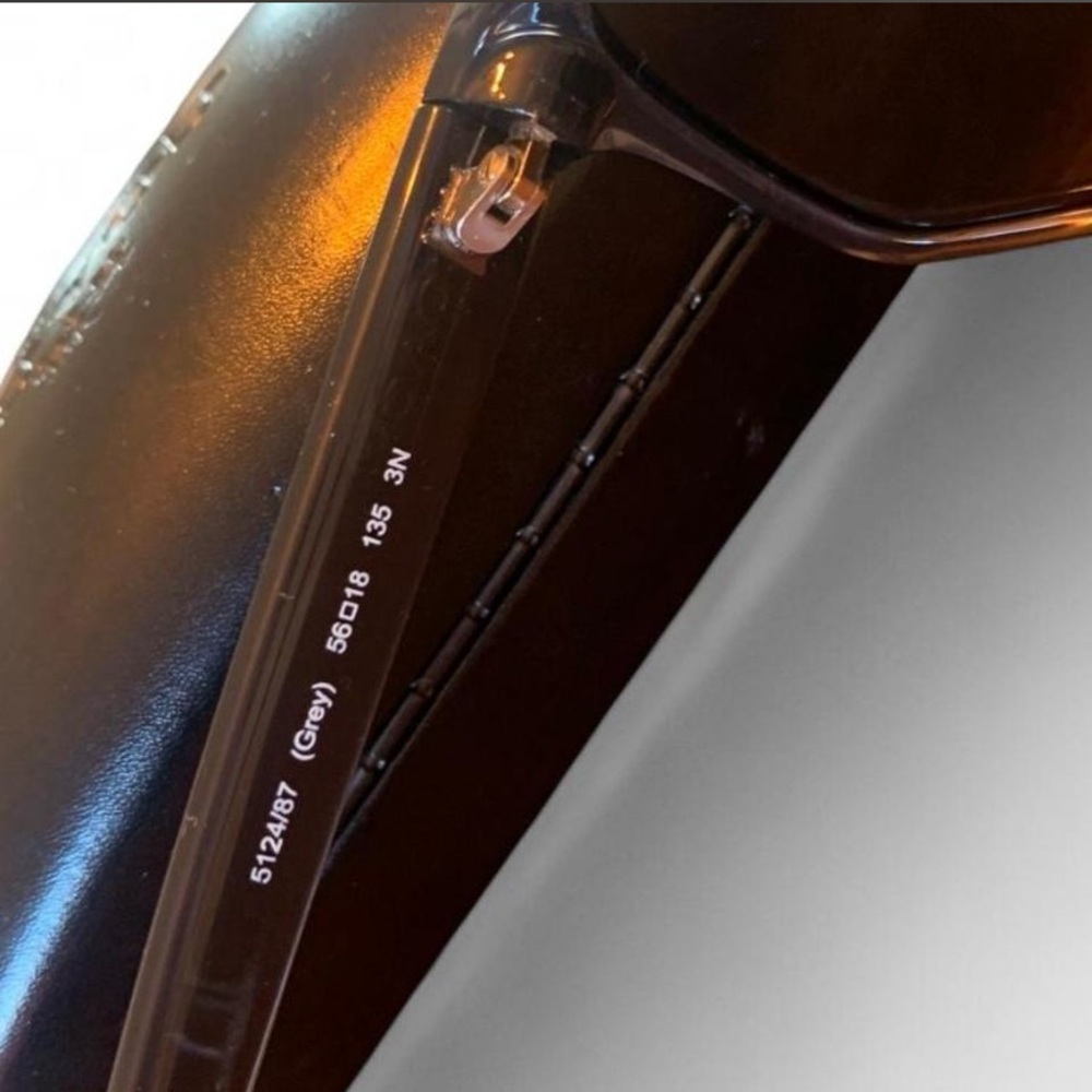 Coach Grey Sunglasses Rectangular Minimalist Clas… - image 7